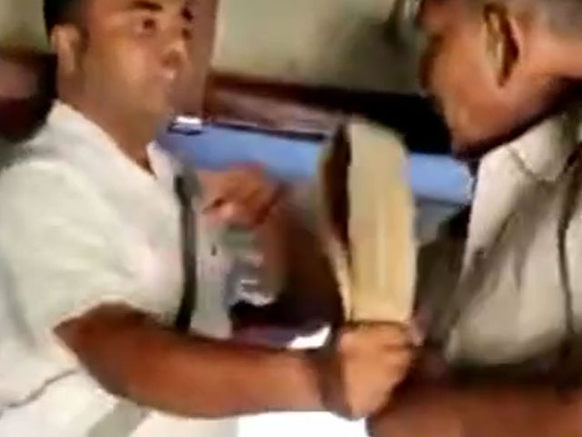 Watch: Rail Cop, Traveling Without Ticket, Lashes Out At Official