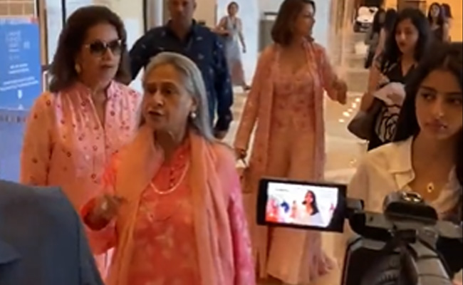 Video: Jaya Bachchan Chases Paparazzi Away, Calls Them "Intruders"