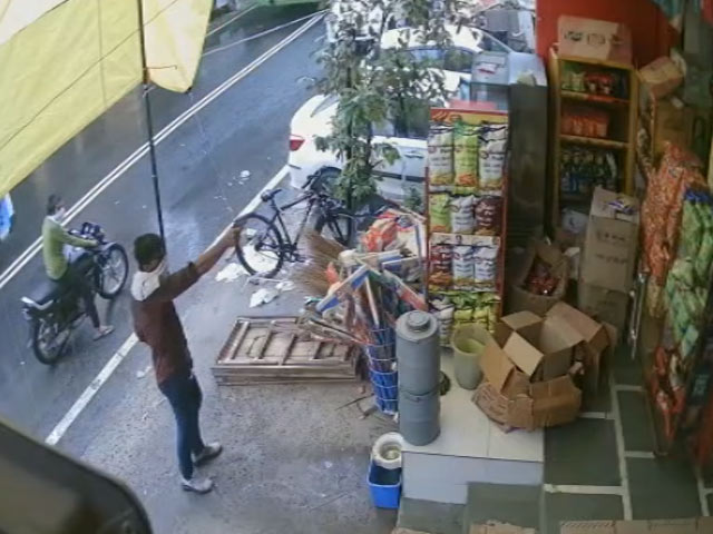 Video: Man Caught Firing Multiple Shots In Air Outside Delhi Showroom
