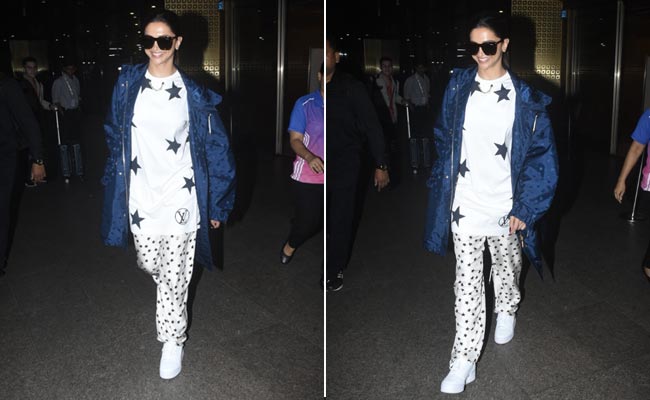 We Thought We Were Seeing Stars But It's Only Deepika Padukone In A Louis Vuitton Star Print Look