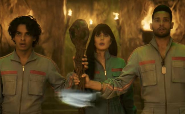 <i>Phone Bhoot</i> Trailer: Katrina Kaif's Ghostly "Business Idea" For Ishaan Khatter And Siddhant Chaturvedi