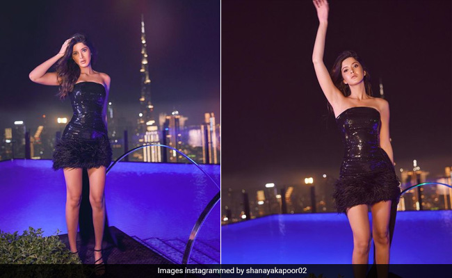 Shanaya Kapoor's Black Sequin Mini Is A Must-Have Style Staple For The Party Season