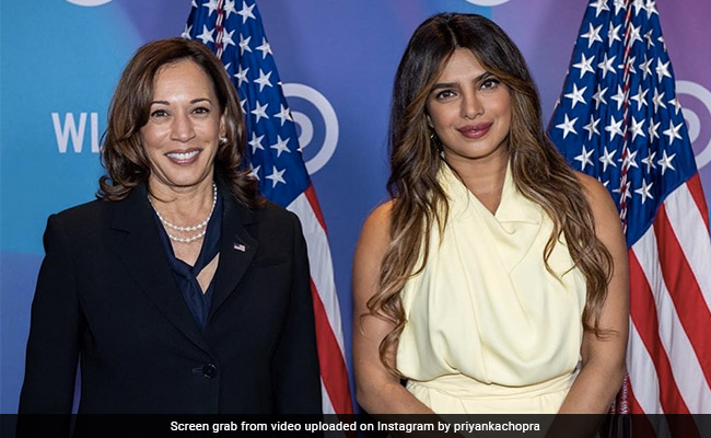 उपराष्ट्रपति कमला हैरिस से प्रियंका चोपड़ा ने कही दिल की बात, बोलीं- मैं इस देश में वोट नहीं करती लेकिन...