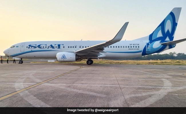 International Tourist Season Kicks Off With Kazakhstan Charted Flight Lands In Goa