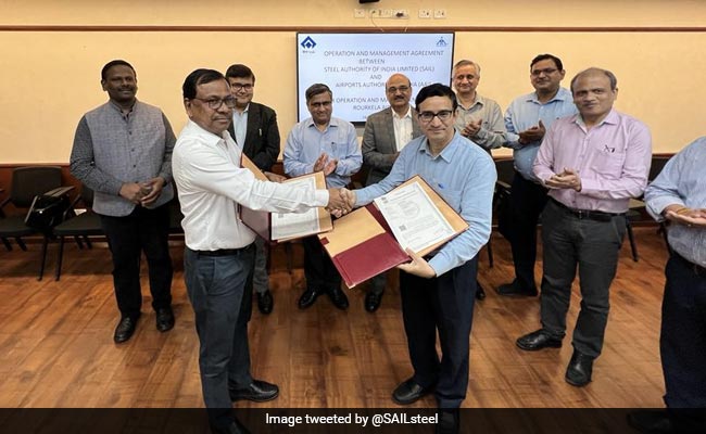 SAIL और AAI ने राउरकेला में हवाई अड्डे के वाणिज्यिक संचालन के लिए किया समझौता