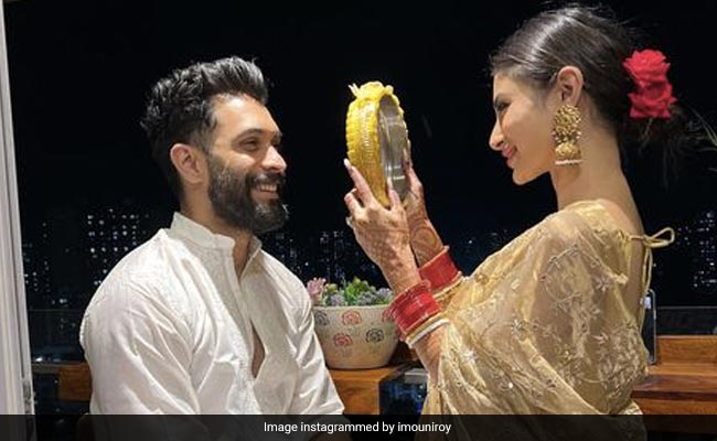 Karwa Chauth 2022: Inside Mouni Roy And Suraj Nambiar's Festivities - "My Happy Place," She writes