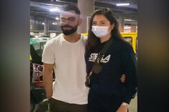 Virat Kohli Receives Wife Anushka Sharma At The Airport Virat Kohli Receives Wife Anushka Sharma At The Airport