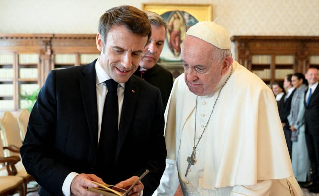 Book Gifted By France's Macron To Pope Francis Was Never Nazi Plunder: Report