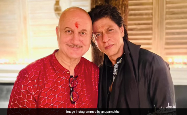 Anupam Kher's "Diwali Bonanza" Post With "Dearest Friend" Shah Rukh Khan