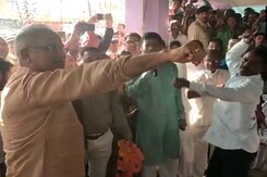 Video: Chhattisgarh Chief Minister Gets Whipped To "Avert Evil" Video: Chhattisgarh Chief Minister Gets Whipped To "Avert Evil"