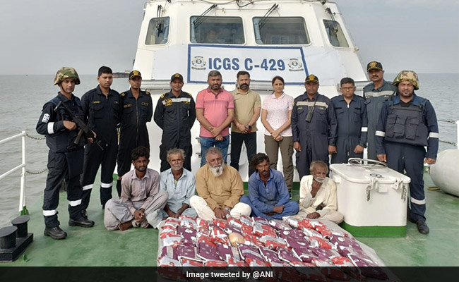 Heroin Worth Rs 360 Crore Seized From Pakistani Boat Off Gujarat Coast