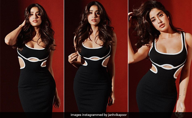 Janhvi Kapoor In A Black Bodycon Dress Ensures She's The Certified Stunner Around Town
