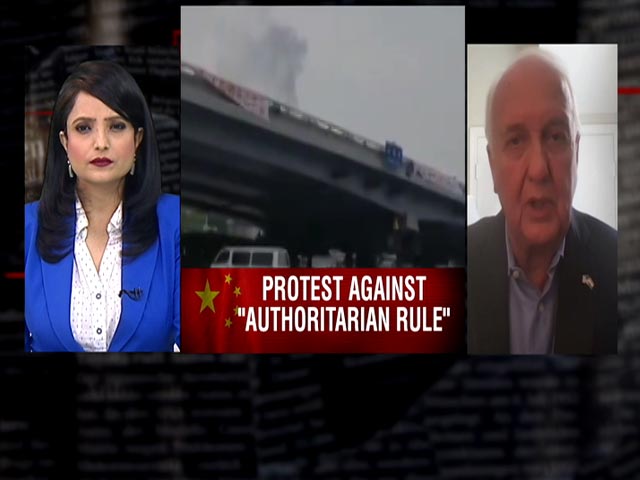 'China Protests Recieved Attention Due To Anger Towards Authoritarianism": Ex Us Diplomat