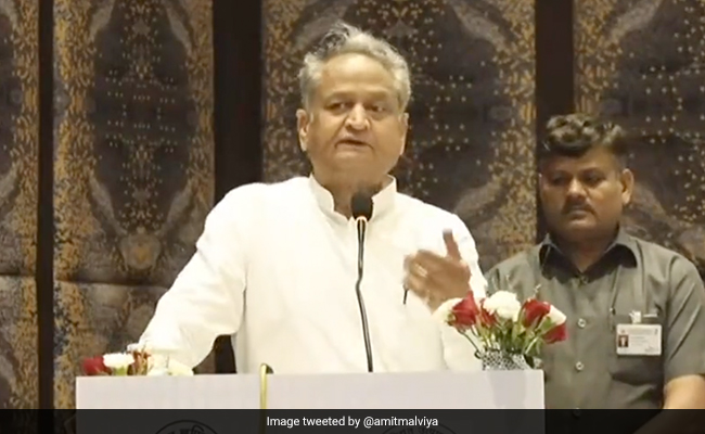 Ashok Gehlot Seen Praising Union Minister, Then A Prediction By BJP