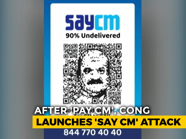 After 'Pay CM', Karnataka Congress Launches 'Say CM' Attack