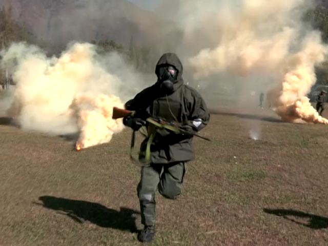 Watch: Vijay Deverakonda Participates In A Chemical Warfare Drill For Jai Jawan