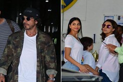 Shah Rukh Khan And Gauri Khan Clicked With Kids In The City Shah Rukh Khan And Gauri Khan Clicked With Kids In The City