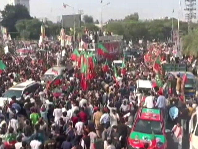 Ex Pakistan PM Imran Khan Begins 'Long March' For Early Elections