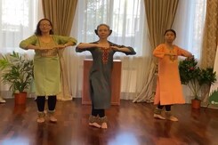 Kazakh Students Perform Traditional Indian Dance At Swami Vivekananda Cultural Centre Kazakh Students Perform Traditional Indian Dance At Swami Vivekananda Cultural Centre