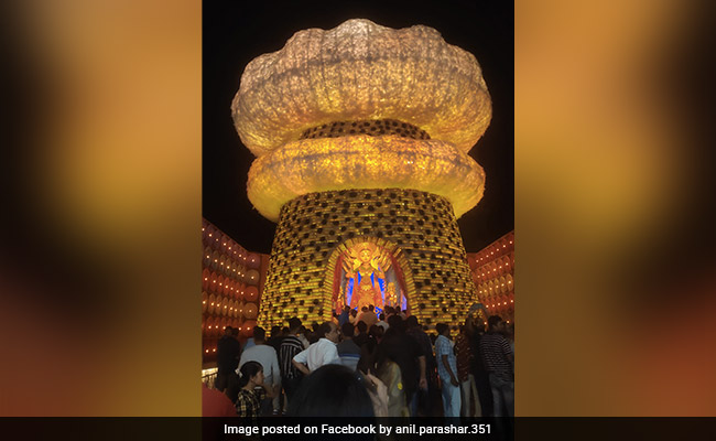 Durga Puja Themes In Ranchi Include 'Nuclear Explosion', 'Chhau Folk Dance'