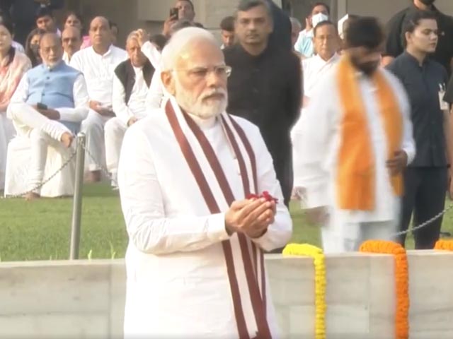 PM Modi Pays Tribute To Mahatma Gandhi On His 153rd Birth Anniversary