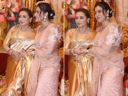 Kajol And Rani Mukerji Up The Traditional Fashion Quotient In Their Resplendent Silk <i>Sarees</i> Kajol And Rani Mukerji Up The Traditional Fashion Quotient In Their Resplendent Silk <i>Sarees</i>