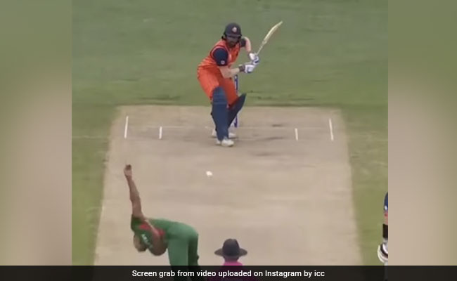 बांग्लादेश के तास्किन अहमद ने बरपाया कहर, कातिलाना गेंदबाजी कर नीदरलैंड के उड़ाए होश, बल्लेबाजों का हुआ बुरा हाल- Video