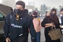 Aishwarya-Abhishek And Aaradhya Bachchan Spotted At Mumbai Airport Aishwarya-Abhishek And Aaradhya Bachchan Spotted At Mumbai Airport