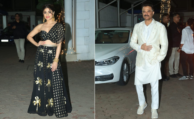 Diwali 2022: Anil Kapoor And Shamita Shetty At Shilpa Shetty's Party