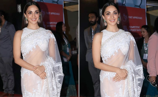 Kiara Advani's Ethereal White <i>Saree</i> Makes It Impossible To Look Away From It