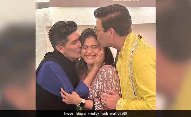 Manish Malhotra Shares Diwali Pics With Kajol And Karan Johar: "Friends Since 1993"