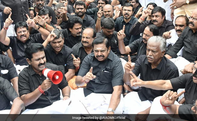 Tamil Nadu's EPS, Party Members Arrested For Protest As Rival OPS Attends Assembly