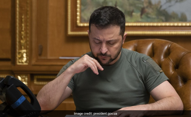 Ukrainian Troops Involved In "Heavy Fighting" In Key Town, Says Zelensky