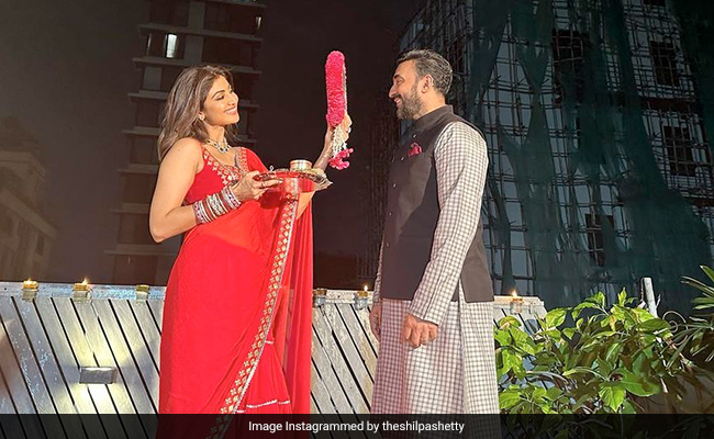 Karwa Chauth 2022: Shilpa Shetty And Raj Kundra Fasted For Each Other