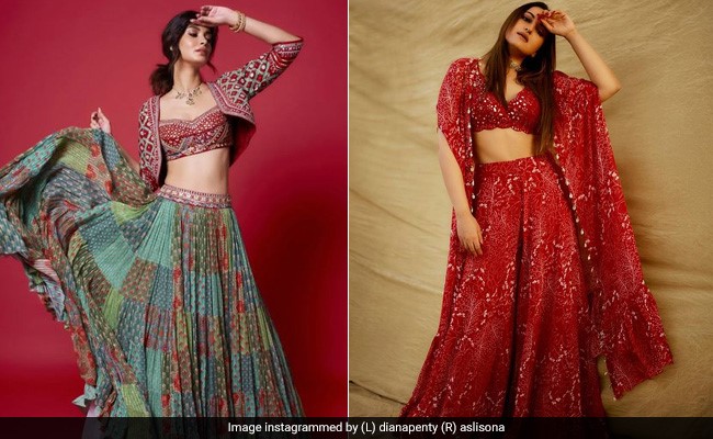<i>Dusshera</i> 2022: From Sonakshi Sinha To Madhuri Dixit To Diana Penty, These Bollywood Celebs Are <i>Garba</i> Ready In Their <i>Navratri</i> 2022 Looks