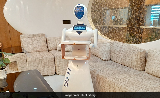 Robots Serve Food, Greet Guests At Diwali Celebrations In Jaipur