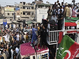 Imran Khan Visits Home Of Journalist Killed By Vehicle At His Protest Rally Imran Khan Visits Home Of Journalist Killed By Vehicle At His Protest Rally