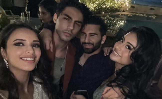 Aryan Khan Parties With Tripti Dimri And Nysa Devgan In These Diwali Pics. Courtesy: Orhan Awatramani