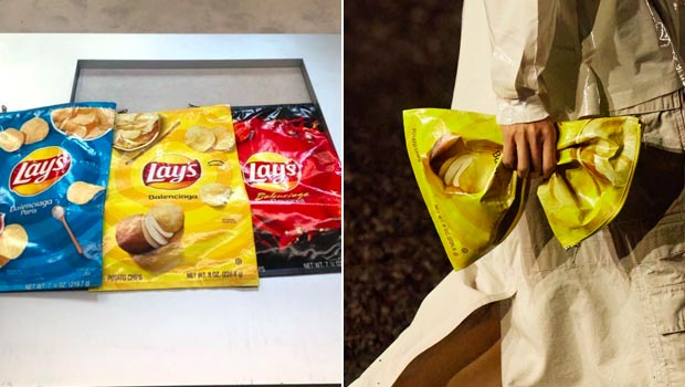Packet Of Chips Turned Into A Handbag?! Balenciaga And Lay's New Handbag Surprises The Internet