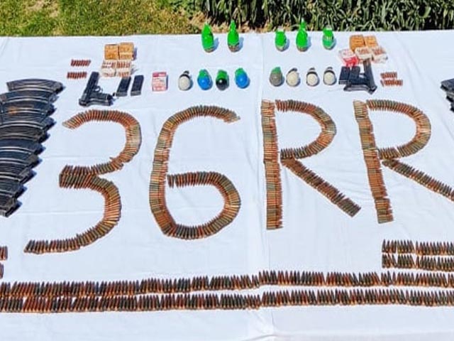 Huge Cache Of Weapons Seized Near Line Of Control In Kashmir
