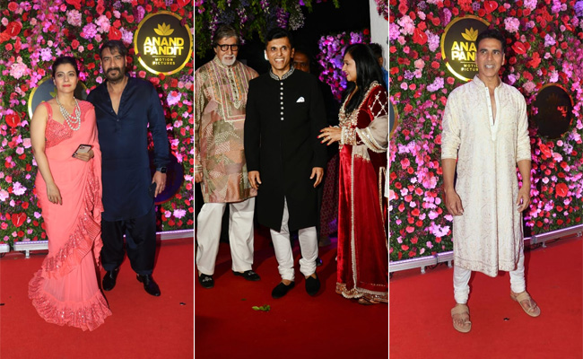 Diwali 2022: Amitabh Bachchan, Kajol-Ajay Devgn, Akshay Kumar And Others Attend Anand Pandit's Party Diwali 2022: Amitabh Bachchan, Kajol-Ajay Devgn, Akshay Kumar And Others Attend Anand Pandit's Party