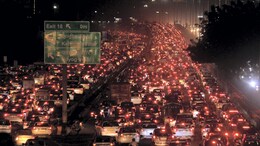 Traffic Crawls Across Delhi As Shoppers Throng Markets On Dhanteras