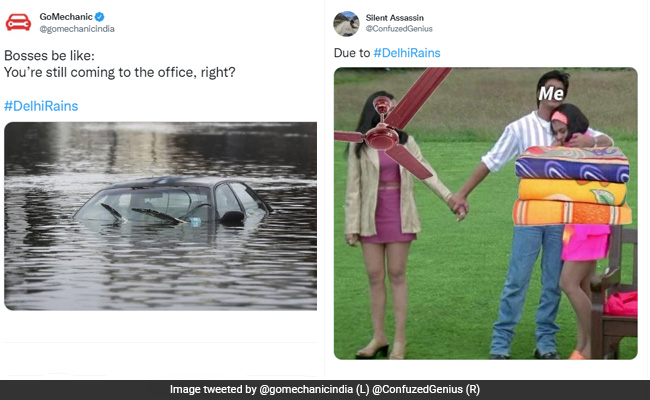"Jhukega Nahi": Heavy Rain Hits Delhi For 2nd Day, Twitter Turns To Memes