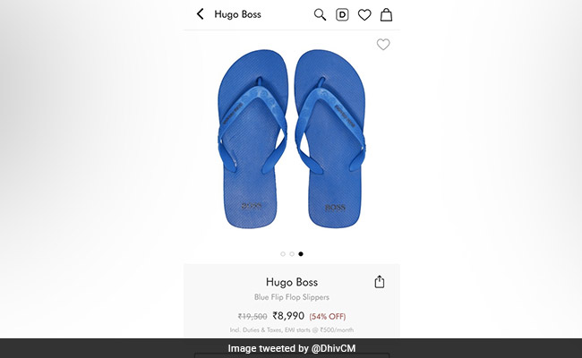 Hugo Boss Sells Bathroom Slippers For Rs 9,000. Internet In Disbelief