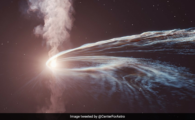 Black Hole "Burps Up" Remains Of A Star It Consumed Three Years Ago, Scientists Puzzled