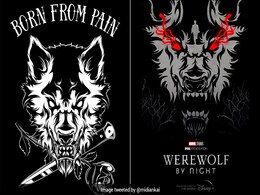 Graphic Artist Claims Marvel's <i>Werewolf By Night</i> Poster Copied His 6-Year-Old Design Graphic Artist Claims Marvel's <i>Werewolf By Night</i> Poster Copied His 6-Year-Old Design