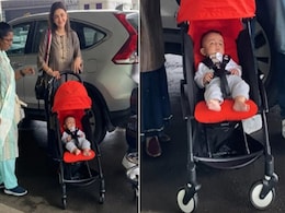 एयरपोर्ट पर स्पॉट हुई सिंघम एक्ट्रेस काजल अग्रवाल, दिखाई बेटे नील की पहली झलक एयरपोर्ट पर स्पॉट हुई सिंघम एक्ट्रेस काजल अग्रवाल, दिखाई बेटे नील की पहली झलक