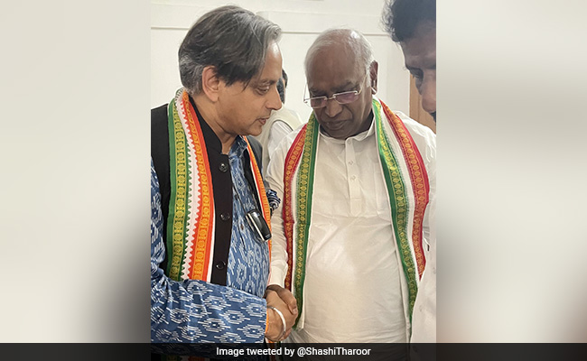 "Made It A Real Fight...": Shashi Tharoor's Son Tweets After Congress President Poll Results