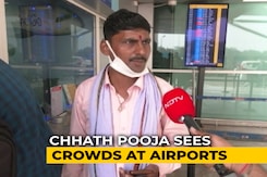 Chhath Puja Rush At Airports, Stations Chhath Puja Rush At Airports, Stations