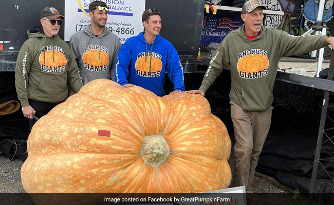 This 1,158 Kg Pumpkin Carves Out New US Record